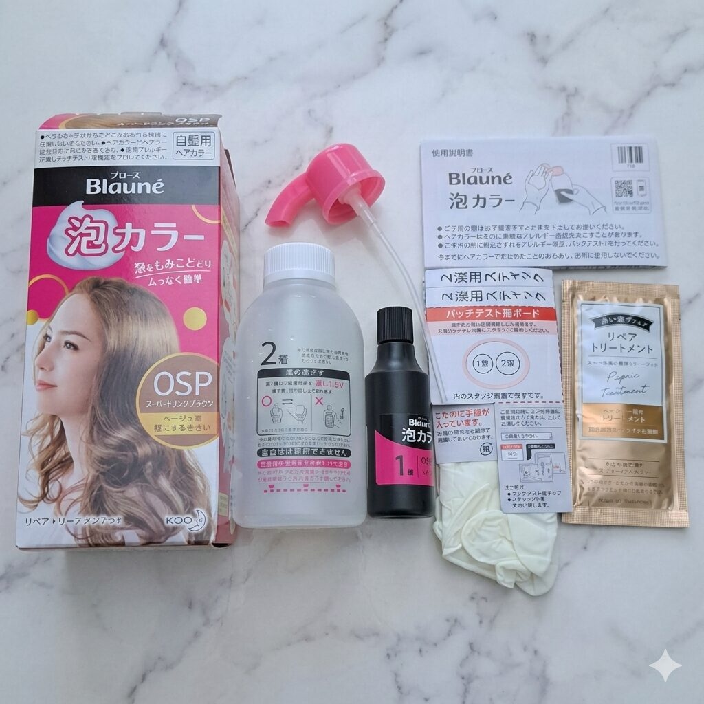 ブローネ 泡カラー白髪染め