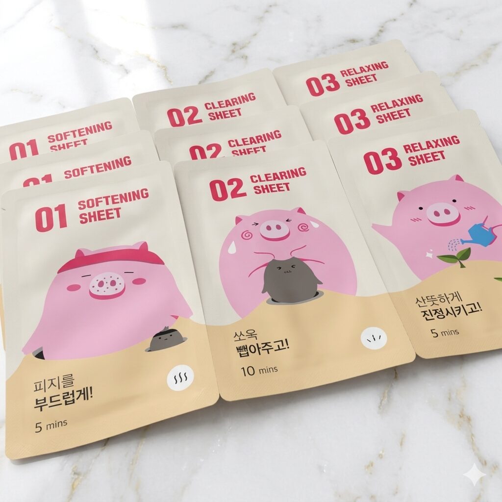 3ステップ ピギーノーズストリップ