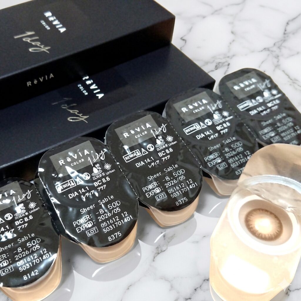 ReVIA Aqua（レヴィア アクア）カラコン 1DAY