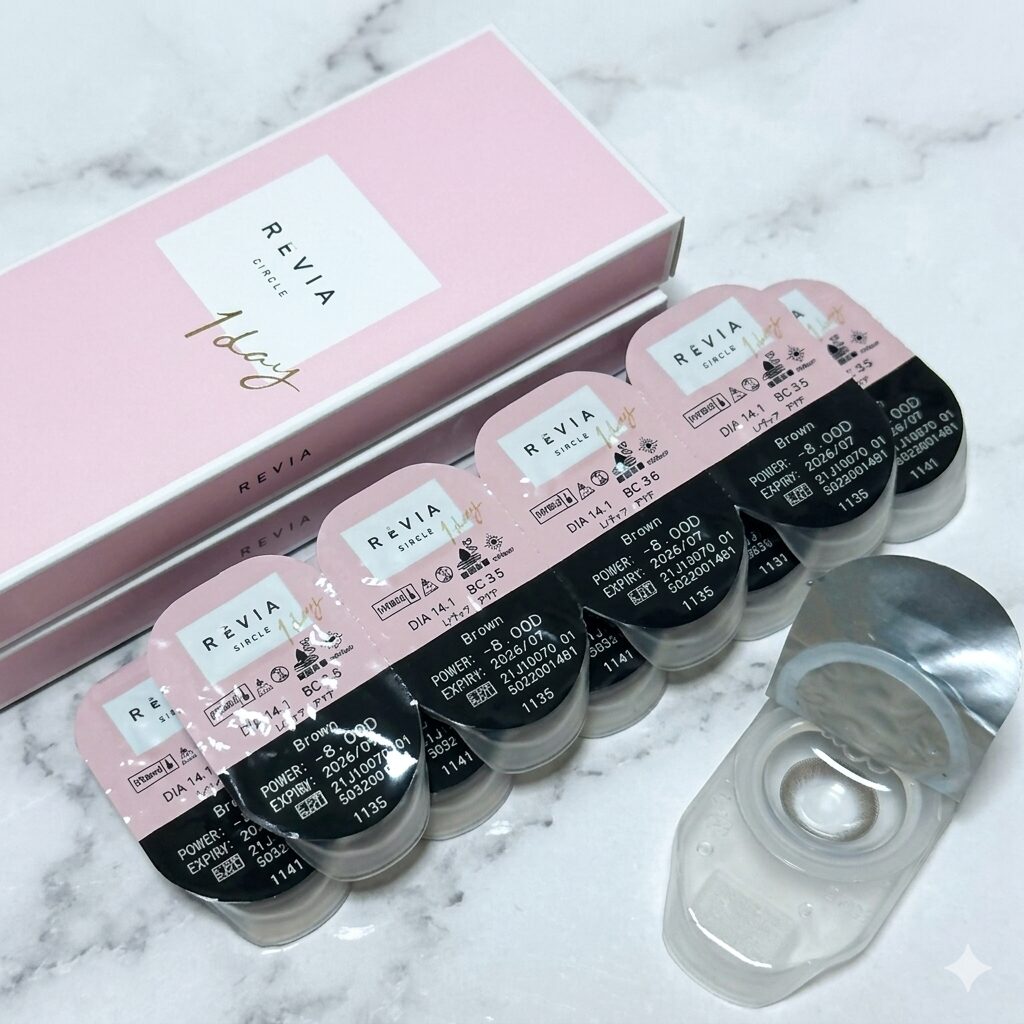 ReVIA Aqua(レヴィア アクア)カラコン 1DAY