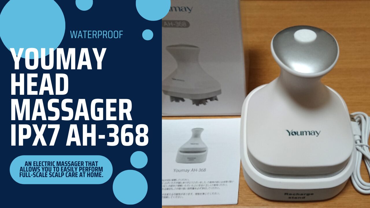 Youmay ヘッドマッサージャー IPX7 AH-368