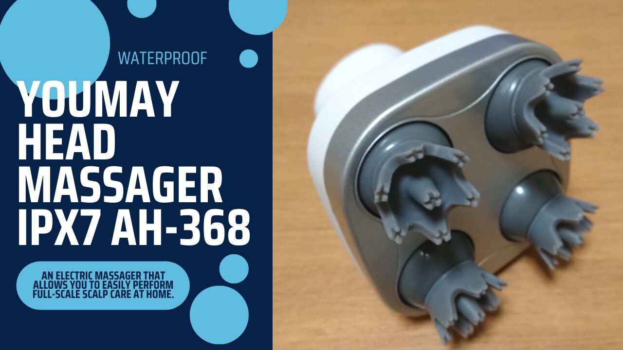 Youmay ヘッドマッサージャー IPX7 AH-368