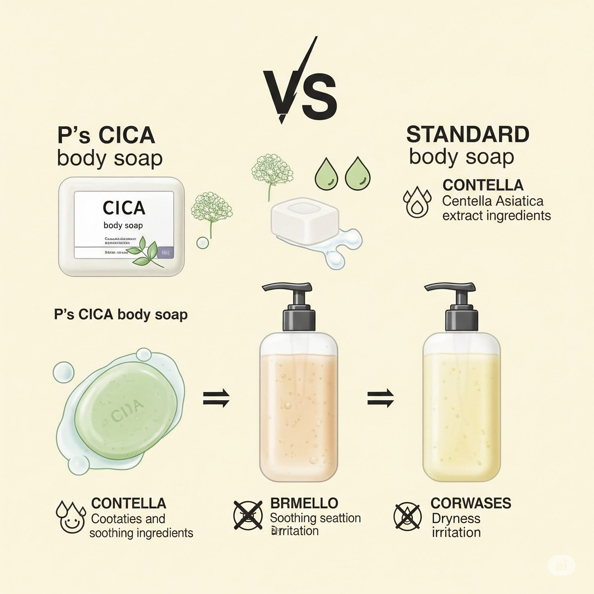 P's CICA ボディソープ