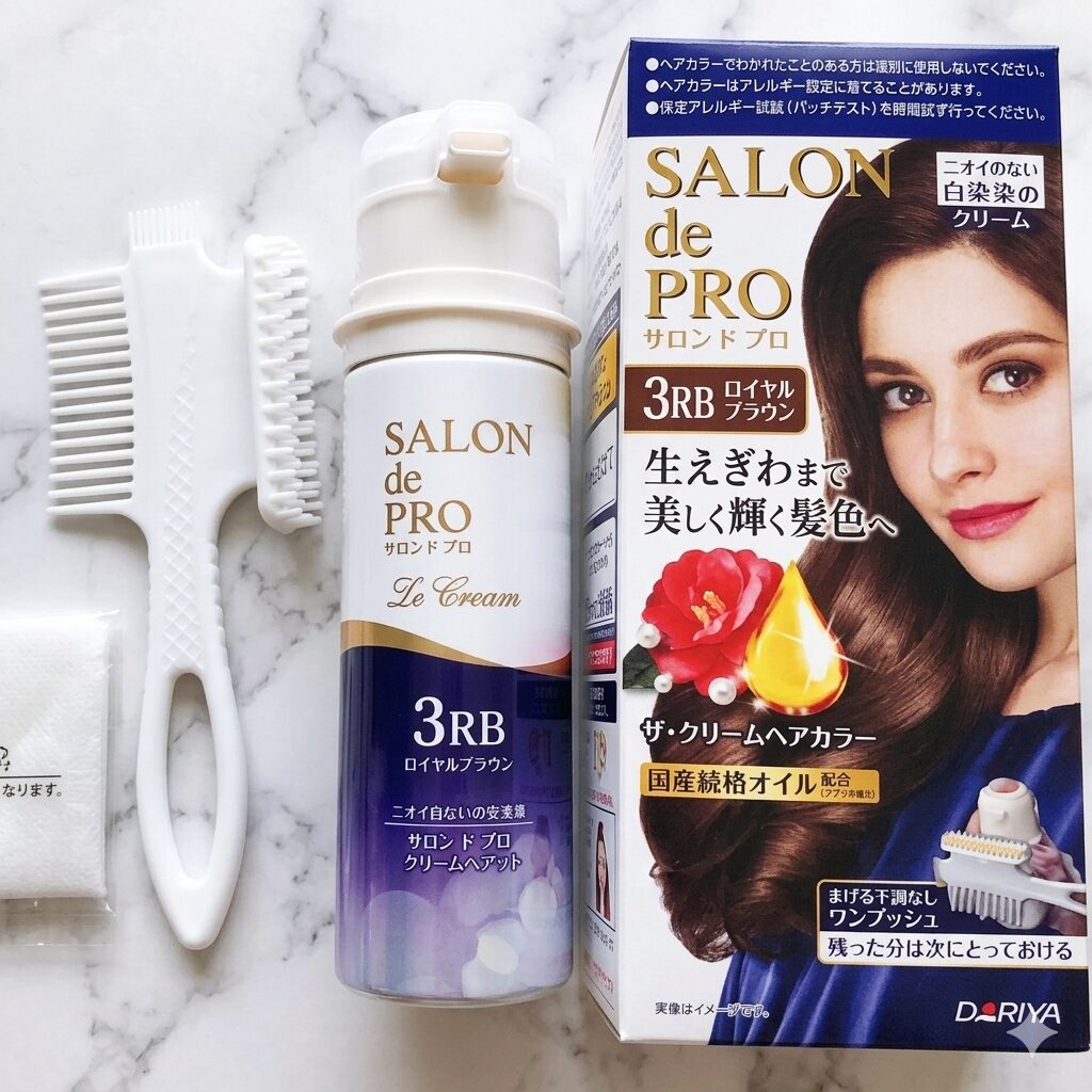 サロンドプロヘアカラー白髪染めクリーム